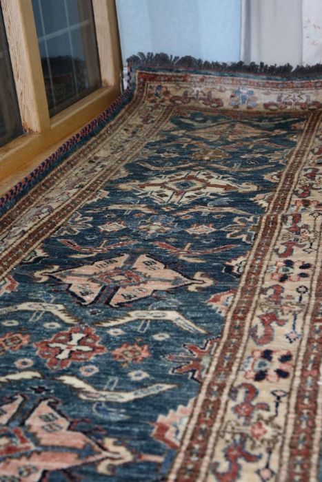 Afghan Kazak Wool runner carpet. Town and Country Antiques