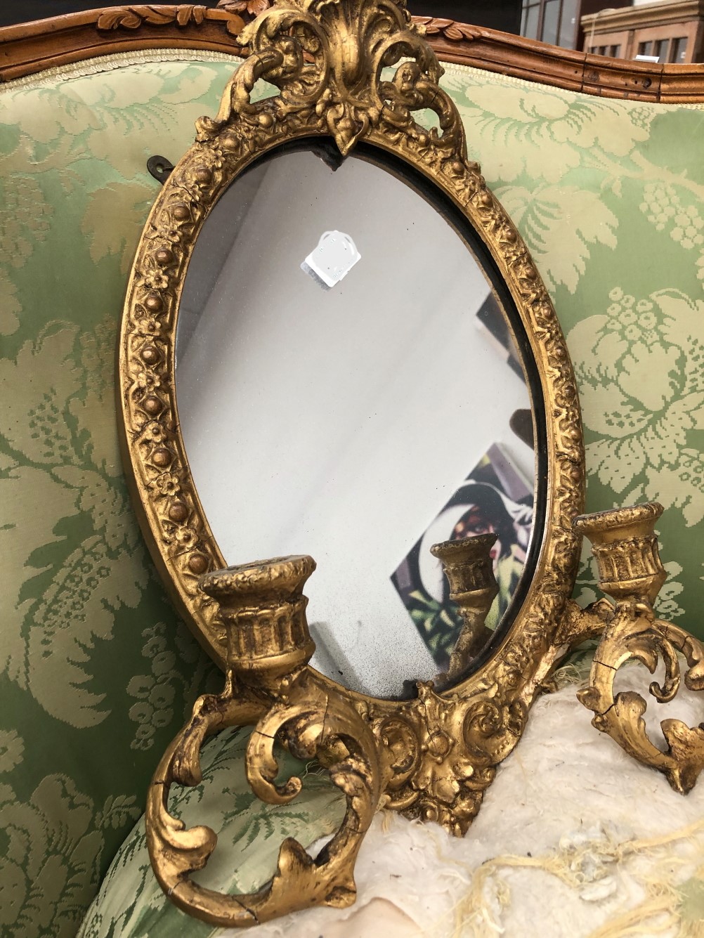 Pair of Gilt Mirrors. Town and Country Antiques